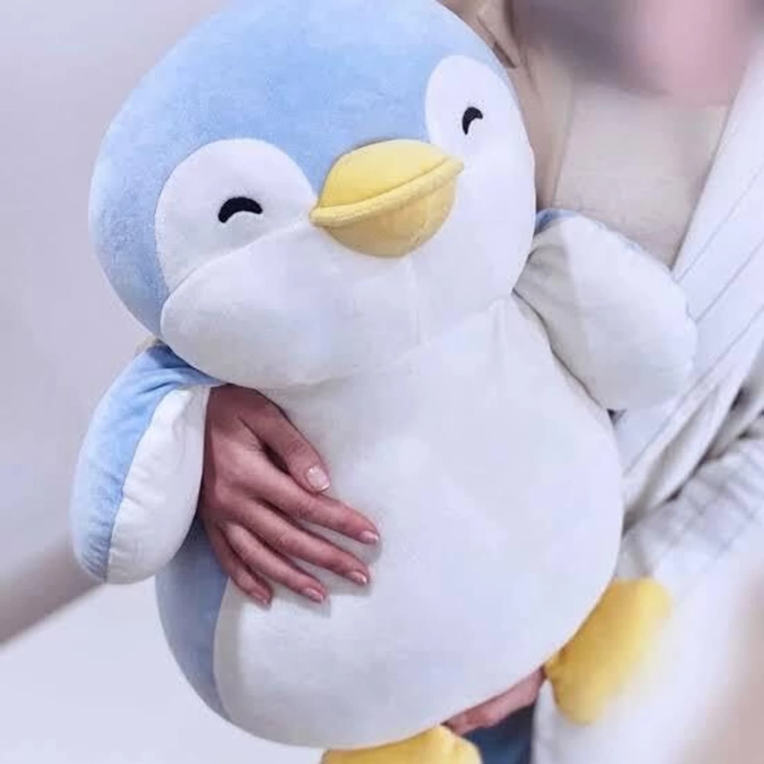 jr jack & rose Plush Cartoon Penguin soft toys / color : blue/ size : 35 cm/ qty : 1 pic only