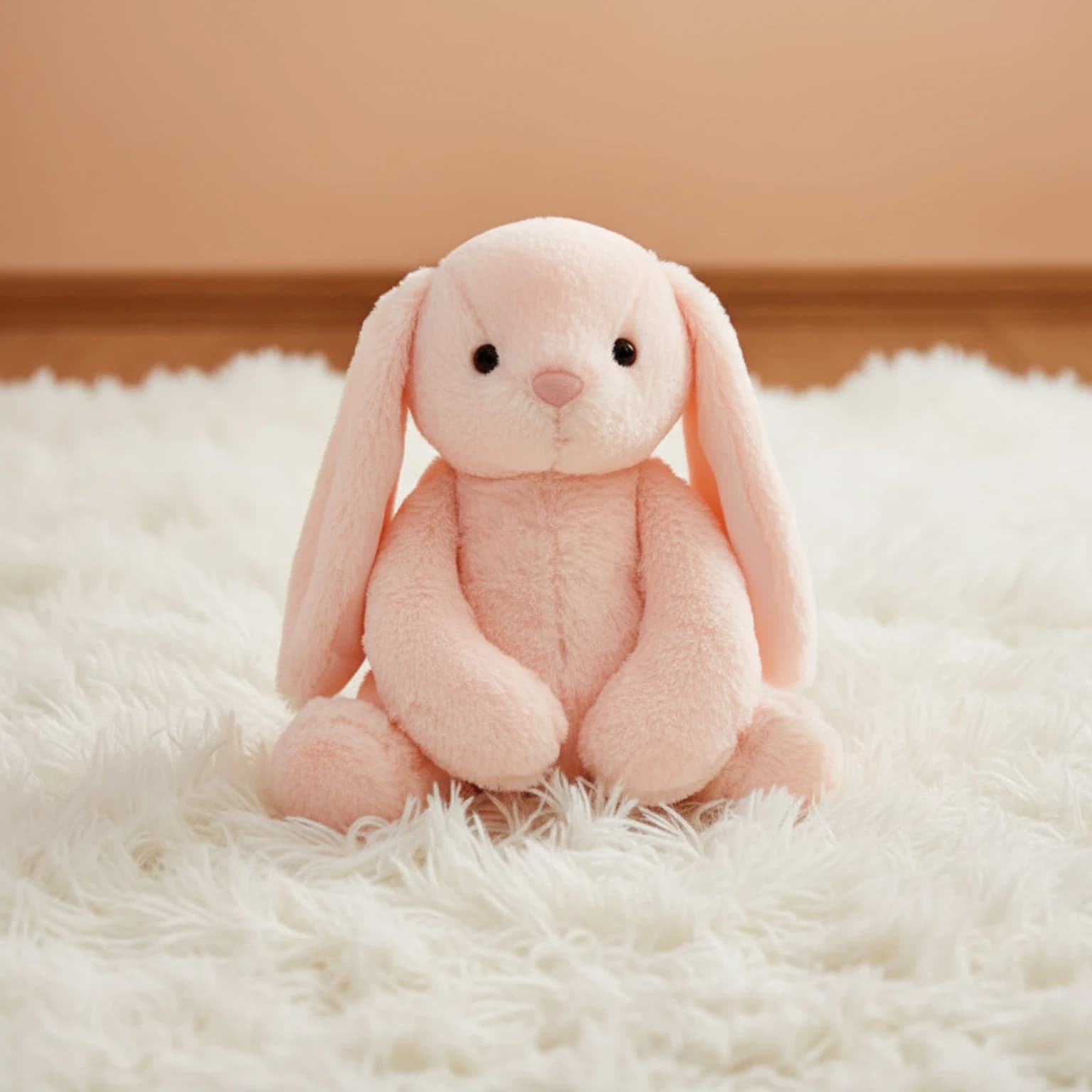 jr jack & rose Bunny Soft Toy Cute Plush Rabbit Toy for Kids Soft Rabbit Toy - 30 cm (Peach)
